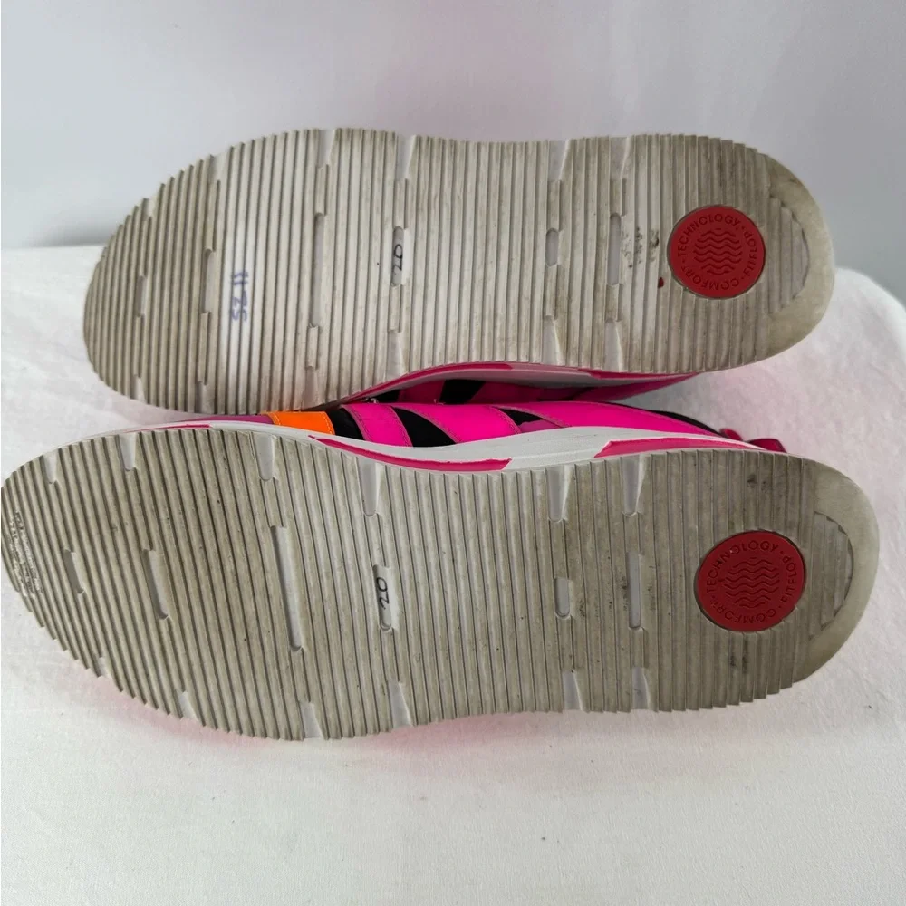 Fitflop Athletic Sneakers in Pink Black‎ Size 11